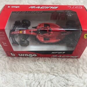 Farrari, SF-23 Racing  Formula NEW! 1.43 , Racing Red ,Burago Die Cast Metal